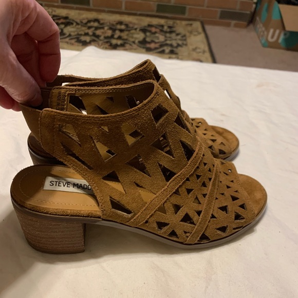 Sz 8.5 Steve Madden Estée Suede Sandals - Picture 11 of 12